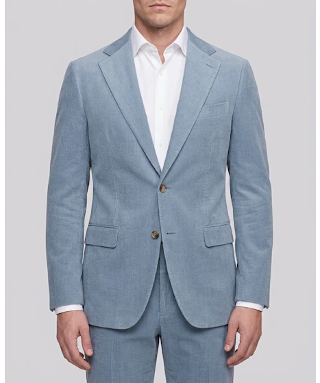 Calderwood Blue Cotton Corduroy Jacket — photo 1