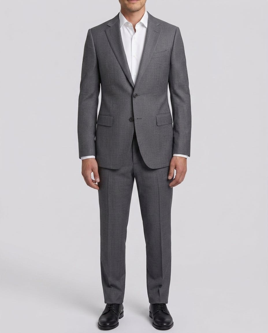 Carnwath Grey Glen Plaid Wool Suit — photo 2