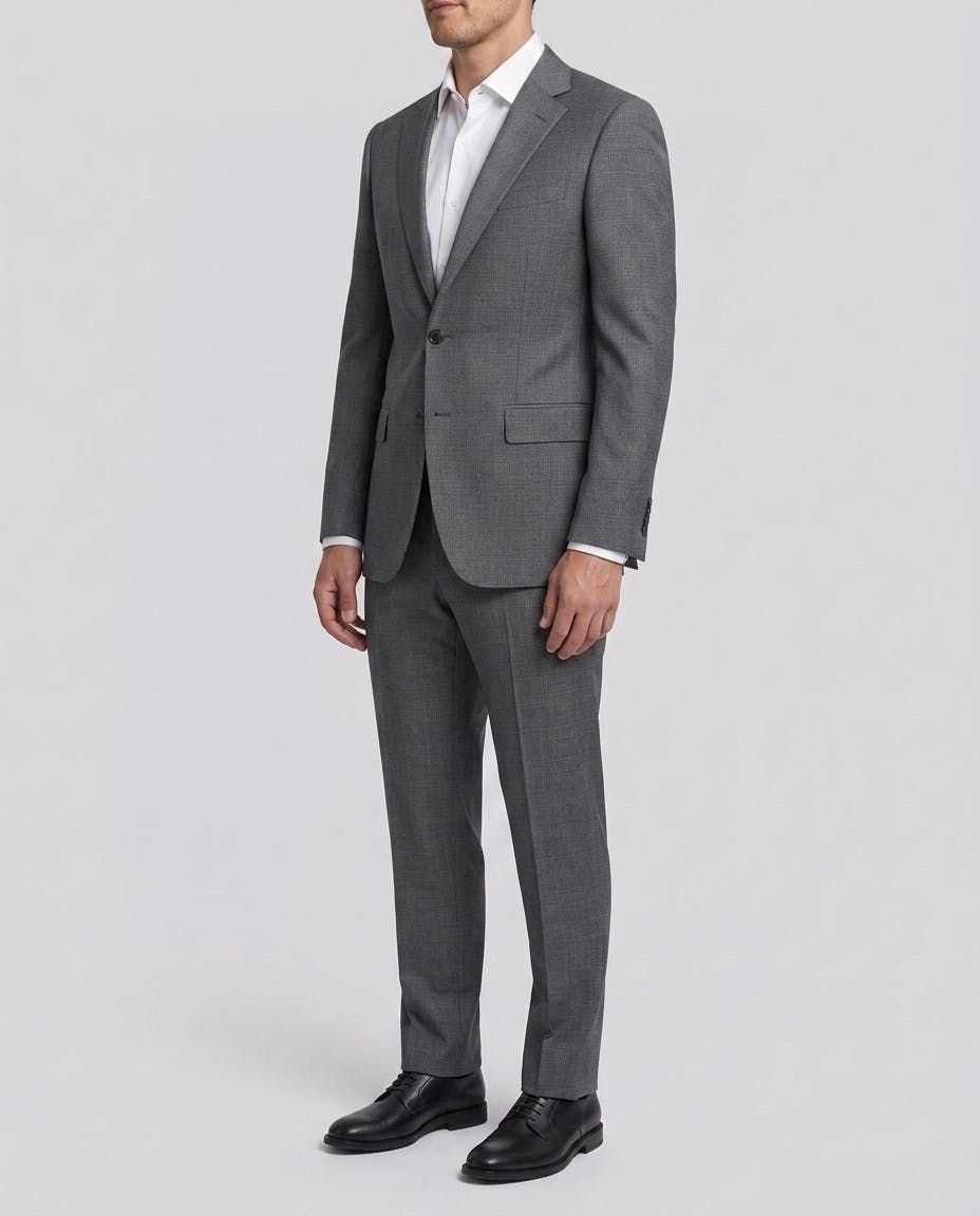 Carnwath Grey Glen Plaid Wool Suit — photo 3