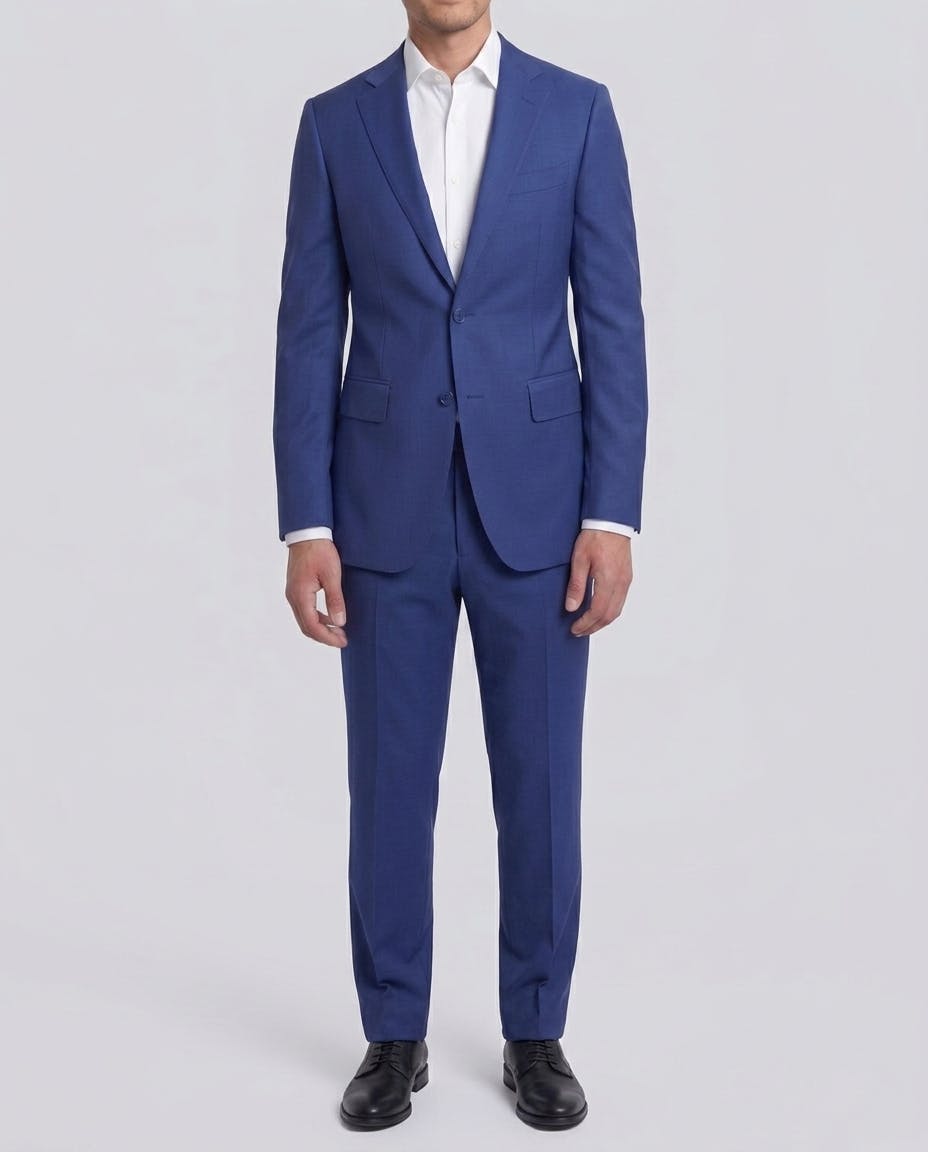 Clover Blue Wool Suit — photo 2