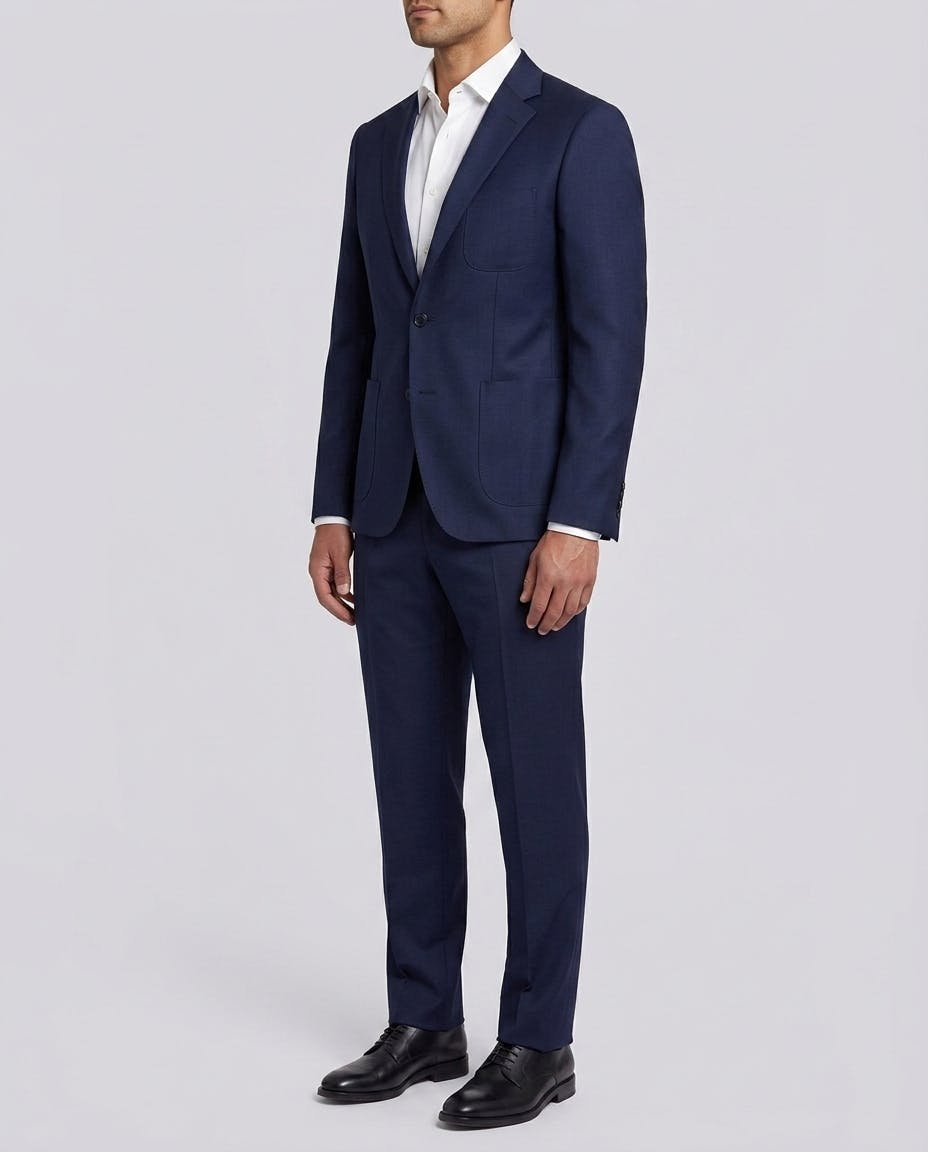 Cowles Navy Wool Blazer — photo 3