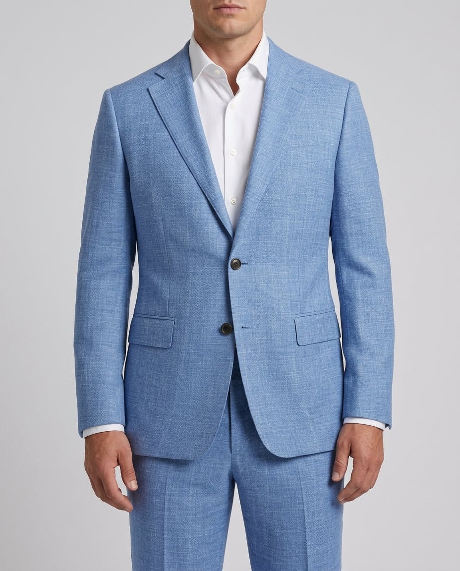 The Ecouteurs Blue Wool Blend Jacket — photo 1