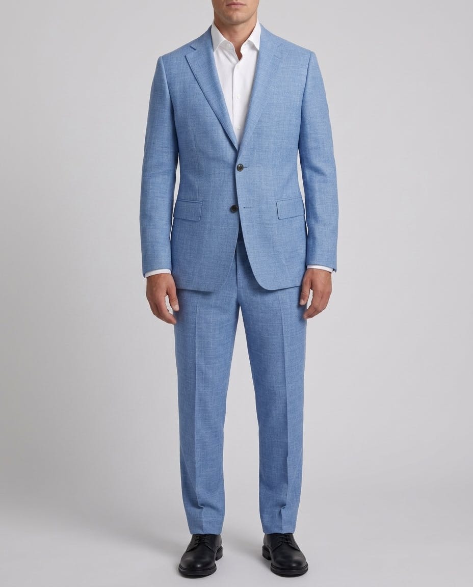 The Ecouteurs Blue Wool Blend Jacket — photo 2