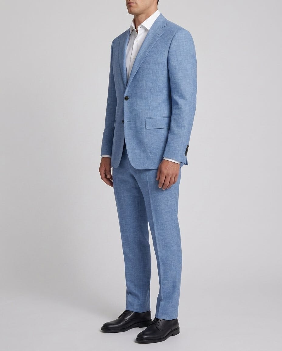 The Ecouteurs Blue Wool Blend Jacket — photo 3