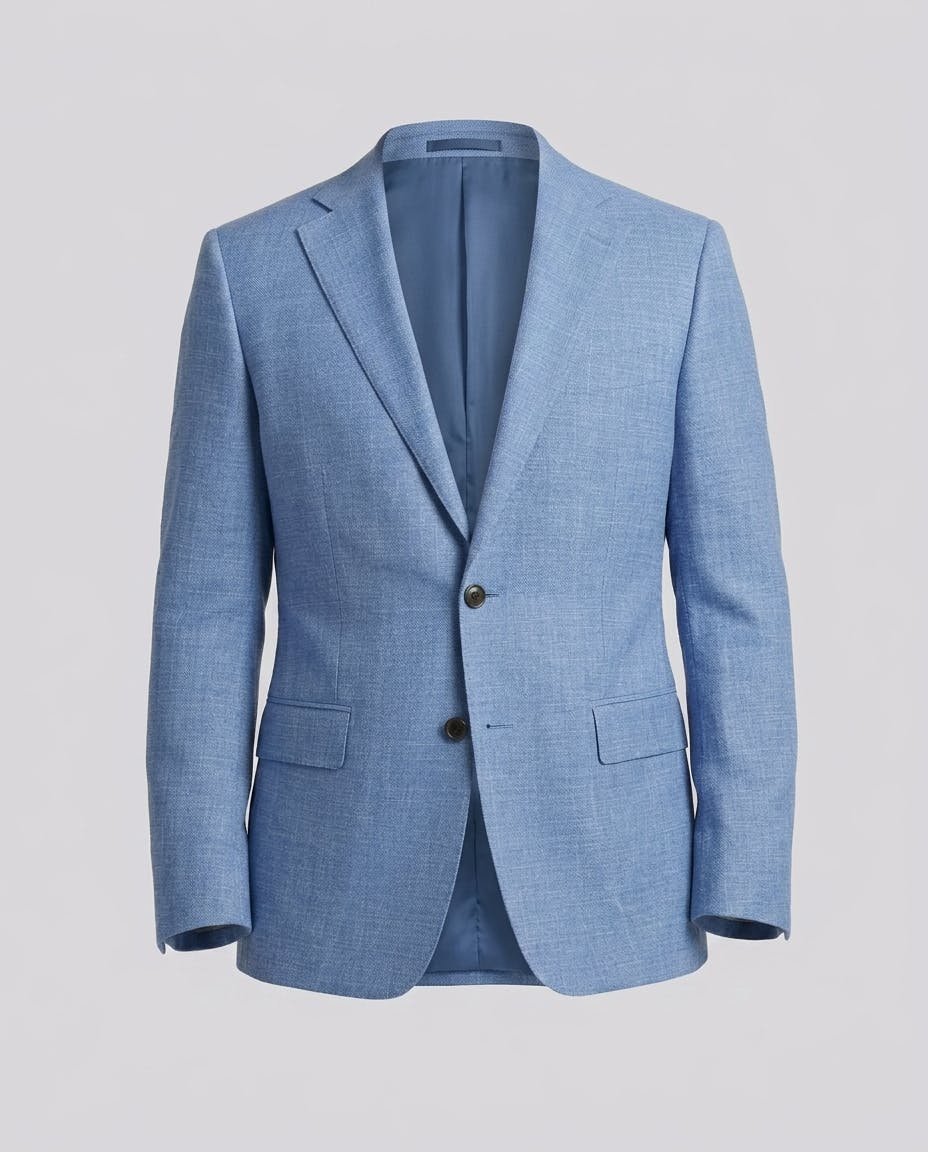 The Ecouteurs Blue Wool Blend Jacket — photo 4