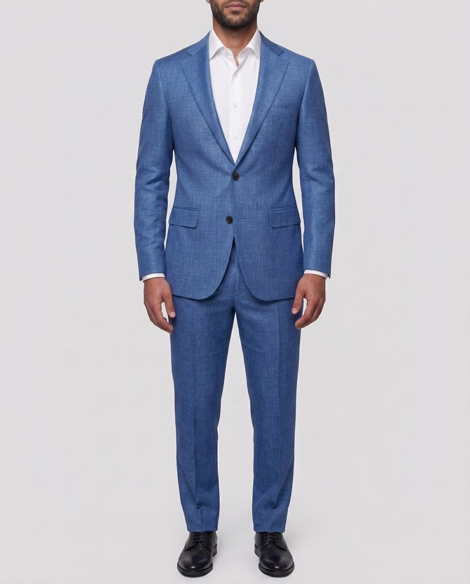 Enzo Loro Piana Wool Silk Linen Suit — photo 2