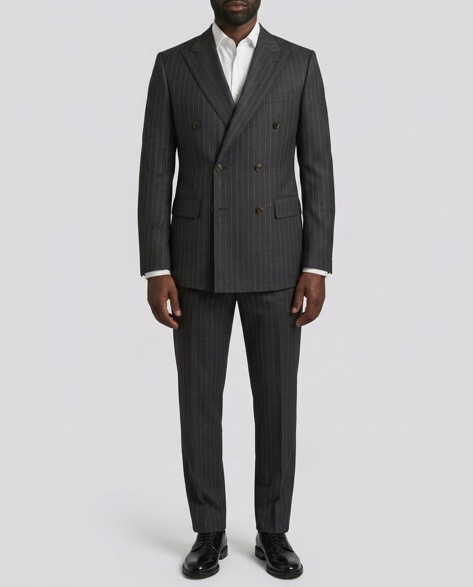 Gambino Grey Pinstripe Suit — photo 2