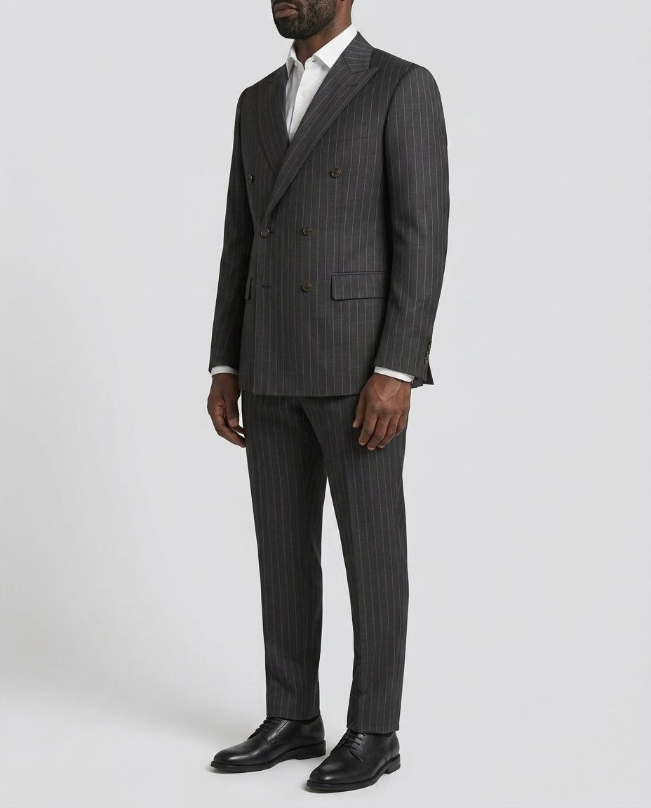 Gambino Grey Pinstripe Suit — photo 3