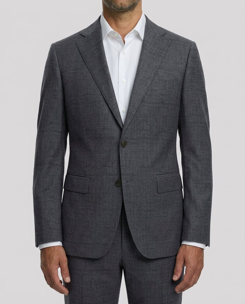 The Grenoble Grey Wool Blend Suit — photo 1
