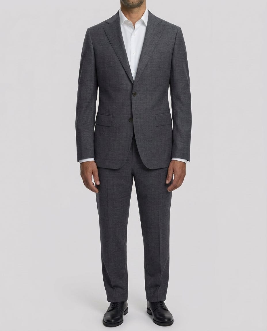 The Grenoble Grey Wool Blend Suit — photo 2