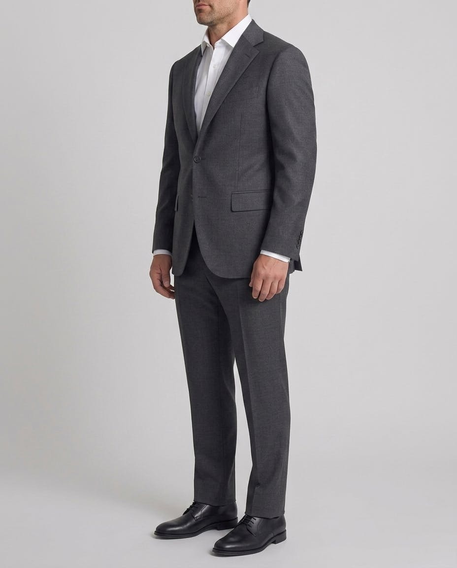 Handler Charcoal Wool Suit — photo 3