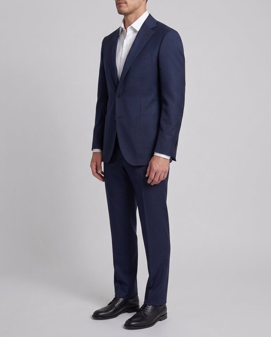 Harry Navy Wool Jacket — photo 3