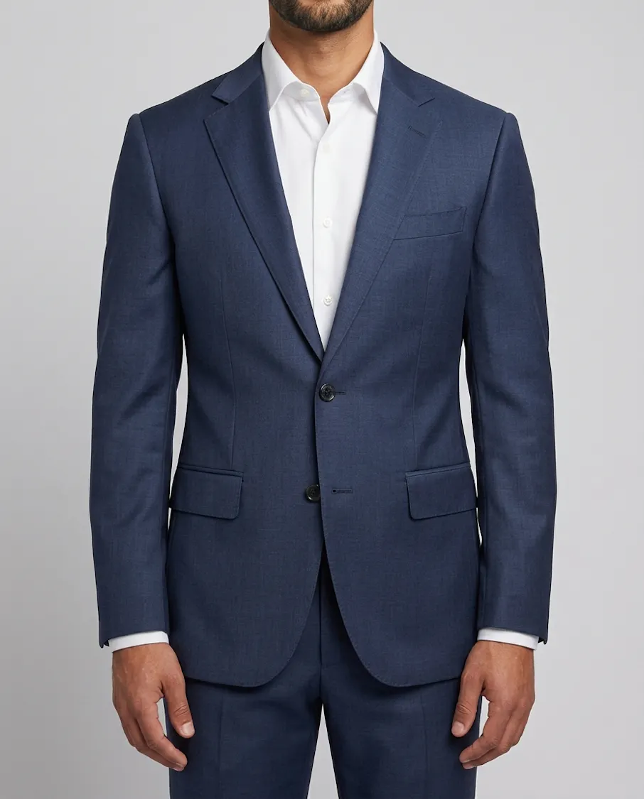 Hordern Blue Wool Suit