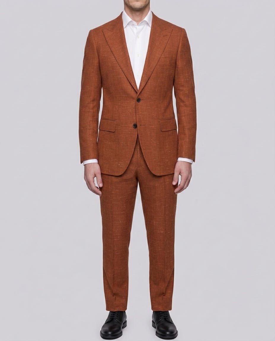 Imperiali Rust Wool Jacket — photo 2