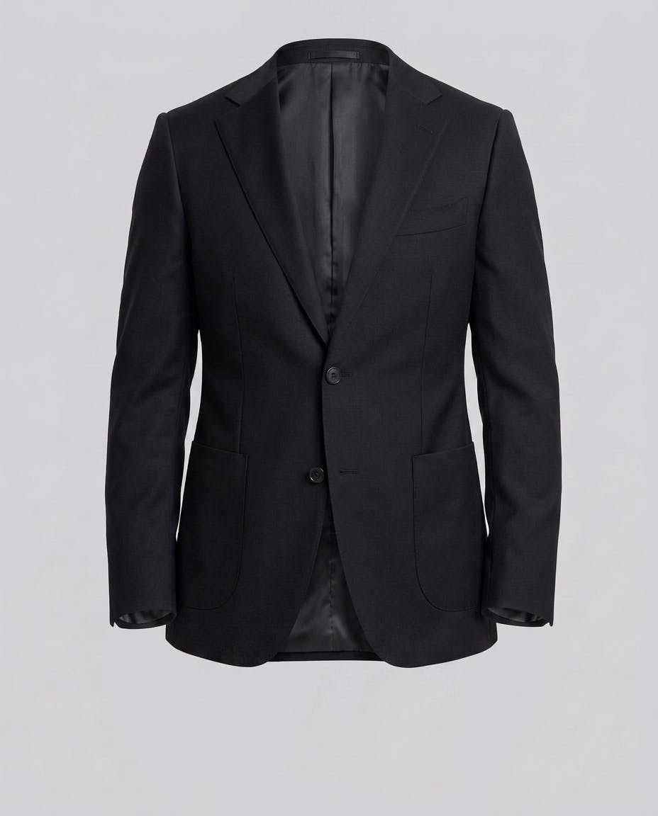InStitchu Black Wool Fetti Suit — photo 4