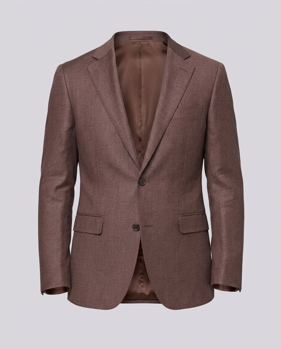 Iseo Chocolate Linen Suit — photo 4