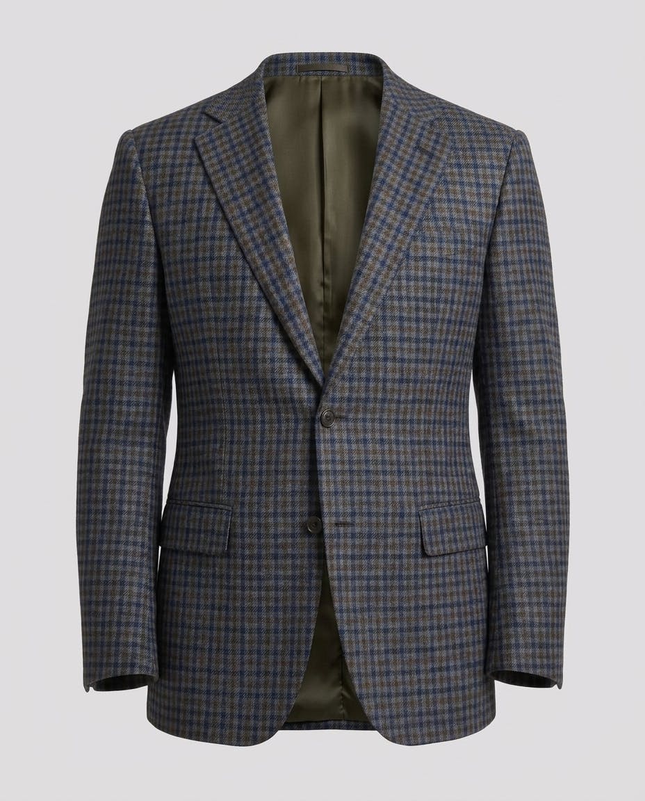 Langston Green Check Wool Jacket — photo 4