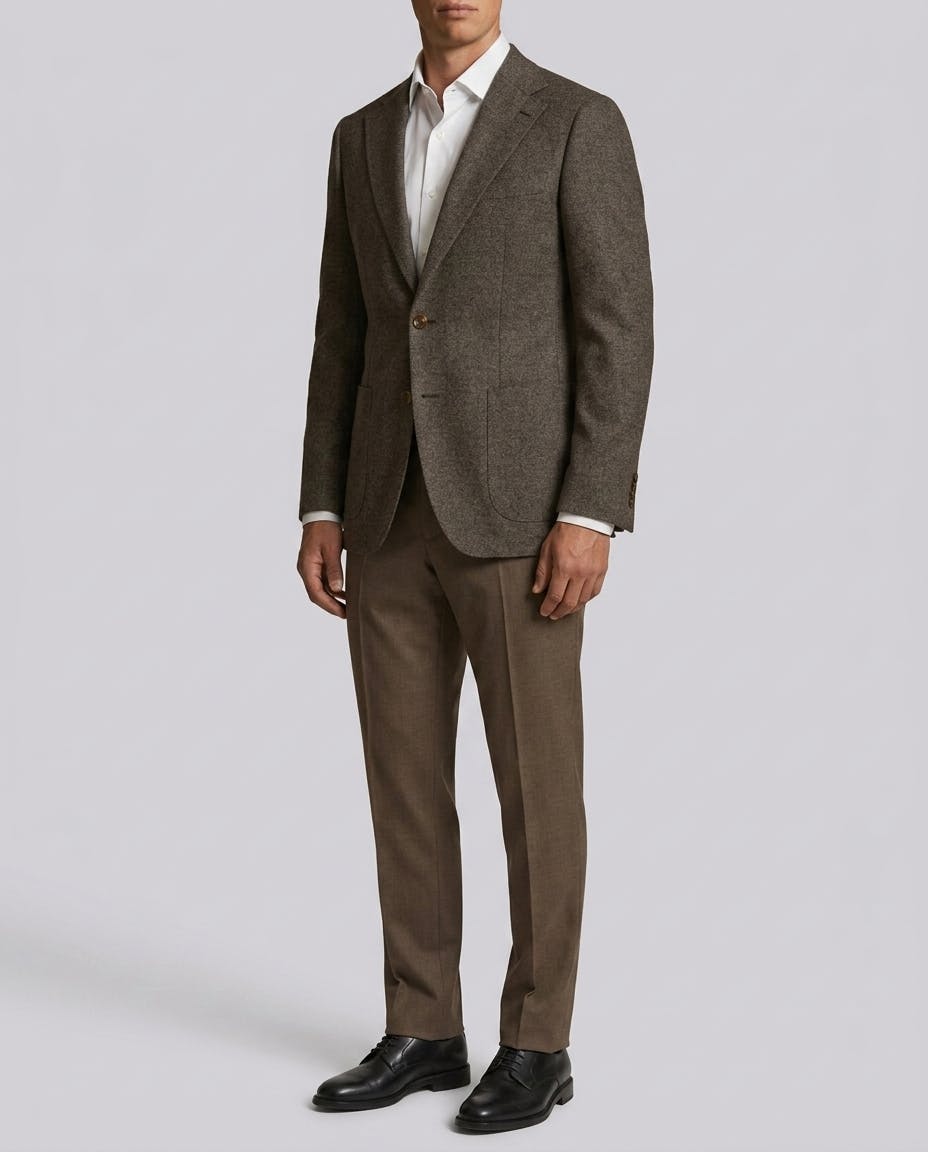 Leon Brown Merino Wool Jacket — photo 3
