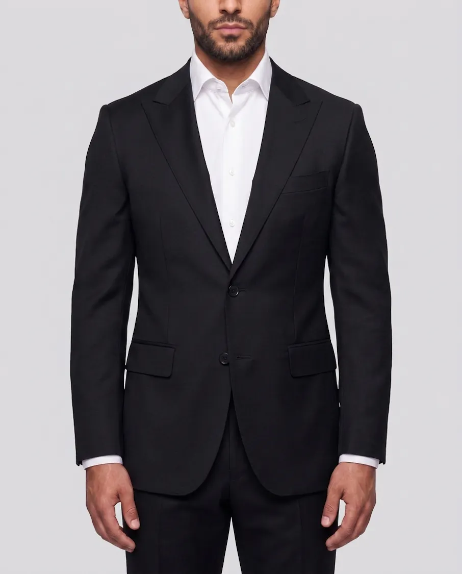 Martin Black Wool Blend Jacket