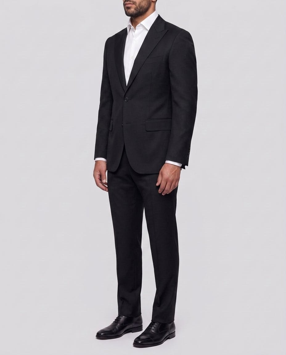 Martin Black Wool Blend Suit — photo 3