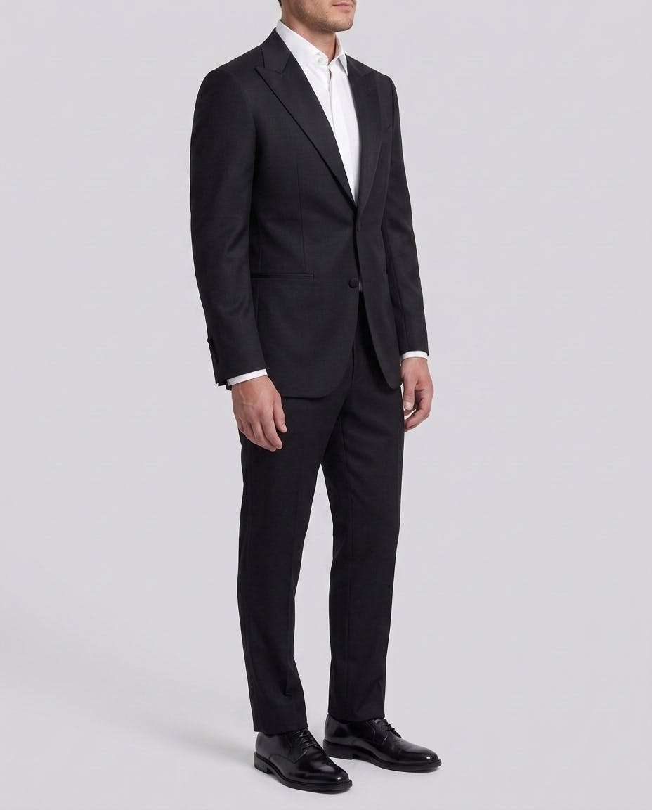 Matterhorn Black Wool Tuxedo — photo 3