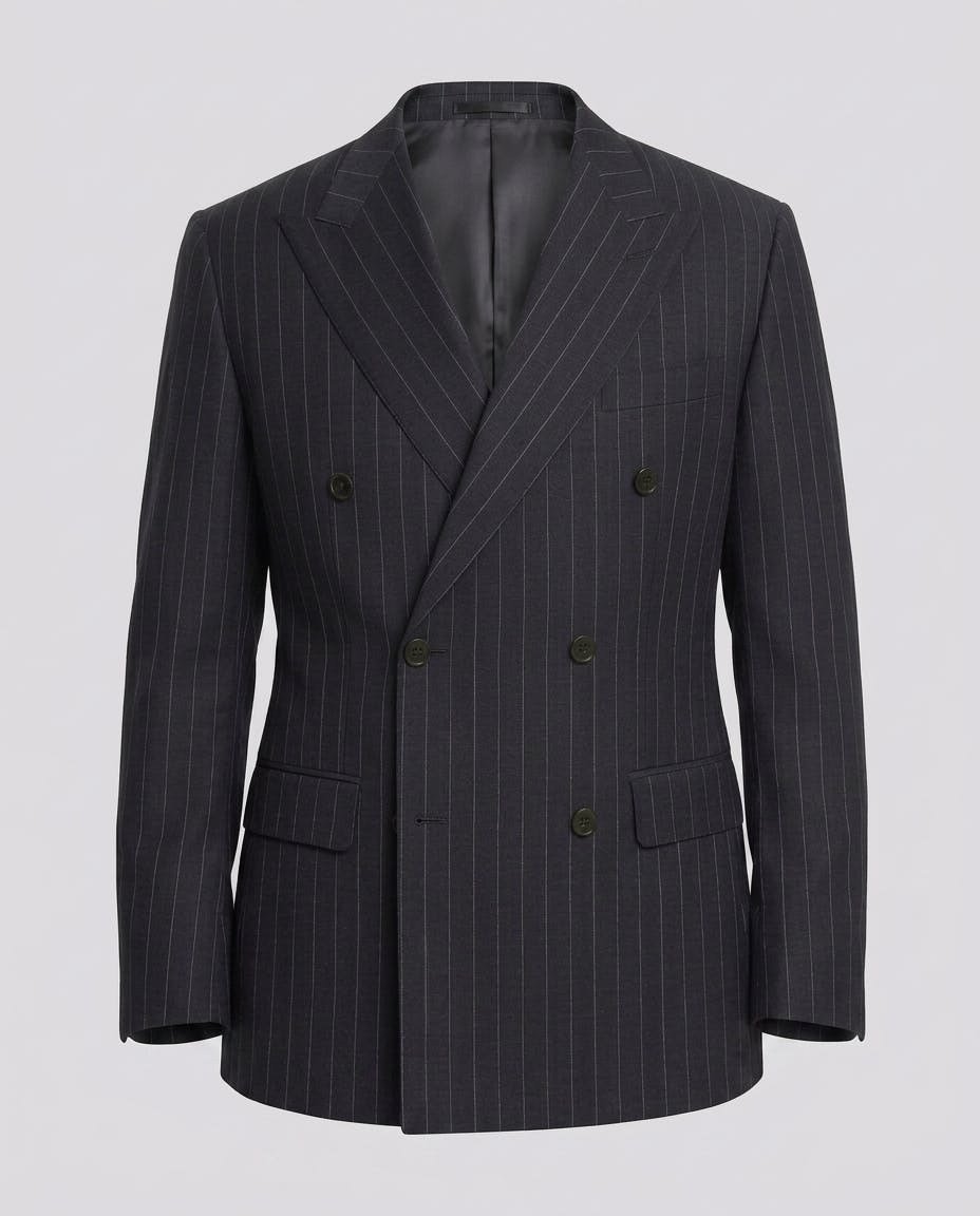 The Mauricio Black Australian Merino Wool Suit — photo 4