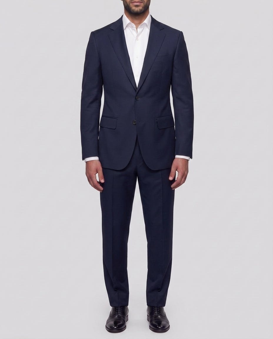 Miller Navy Nailhead Wool Suit — photo 2