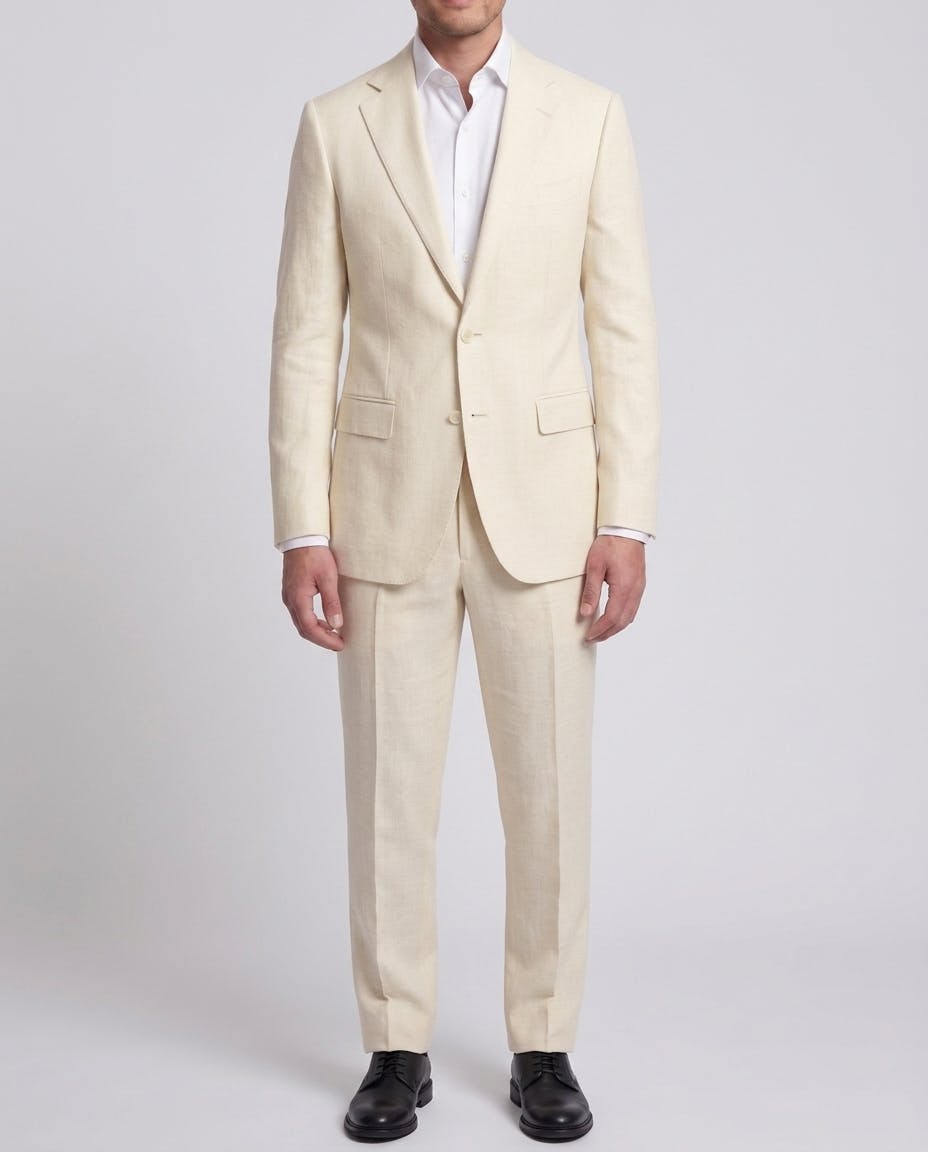 Cream Wool & Linen REDA Blazer — photo 2