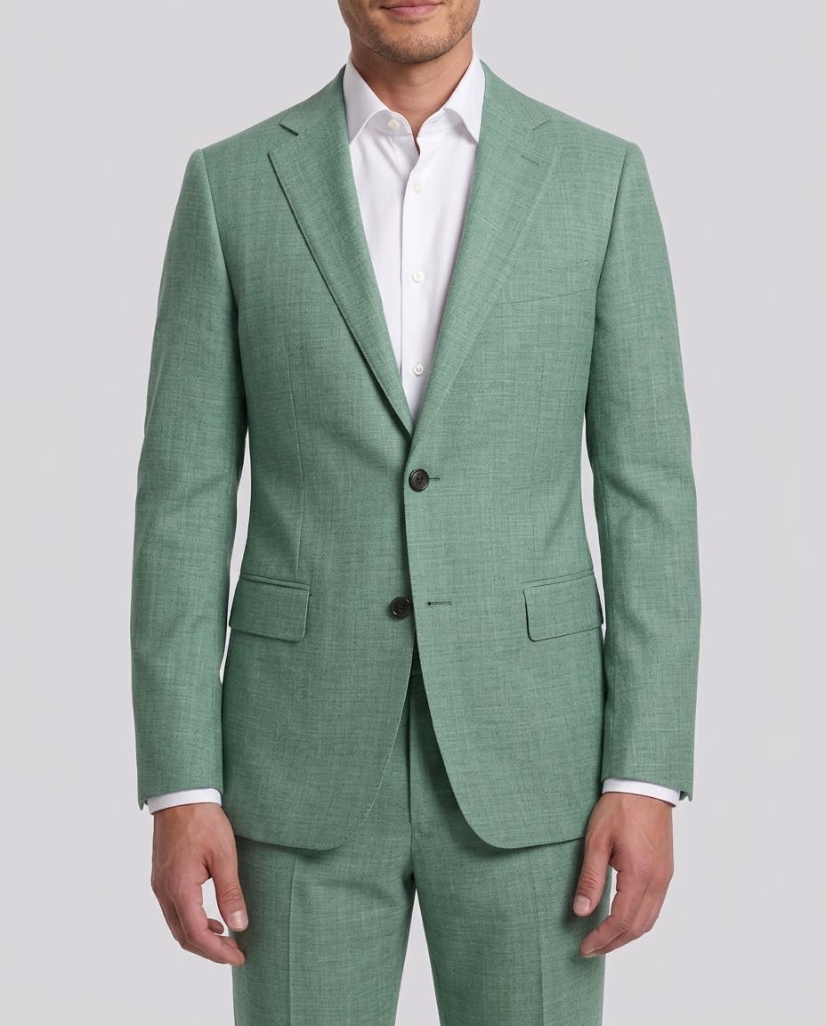 The Poulet Mint Wool Blend Suit — photo 1