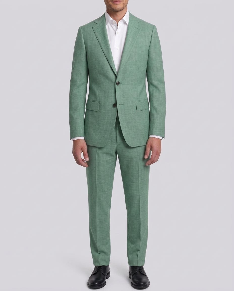 The Poulet Mint Wool Blend Suit — photo 2