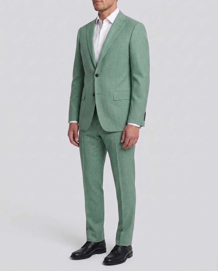 The Poulet Mint Wool Blend Suit — photo 3