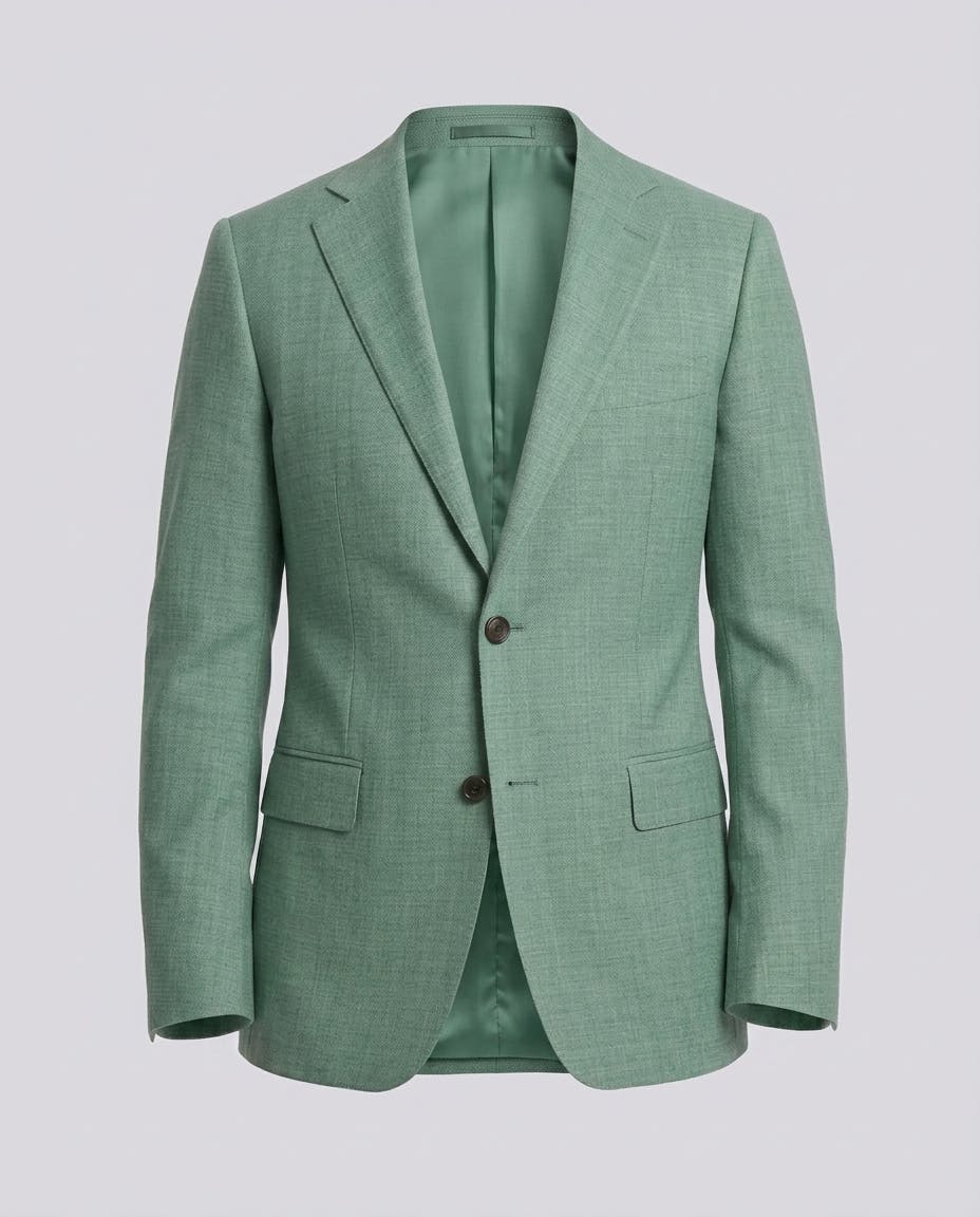 The Poulet Mint Wool Blend Suit — photo 4