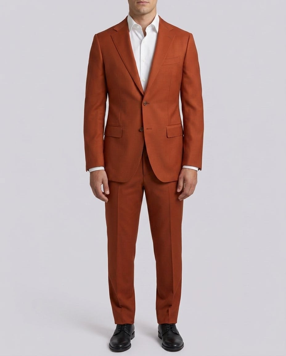 Redwick Rust VBC Wool Suit — photo 2