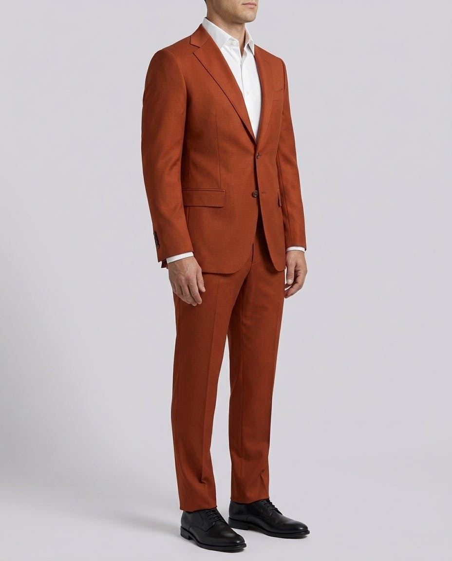 Redwick Rust VBC Wool Suit — photo 3