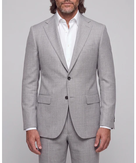 Ripetta Grey Wool Linen SIlk Blazer — photo 1