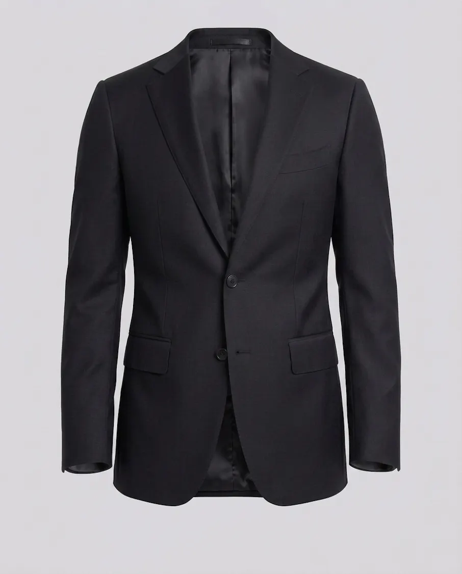 Robertson Black Wool Suit