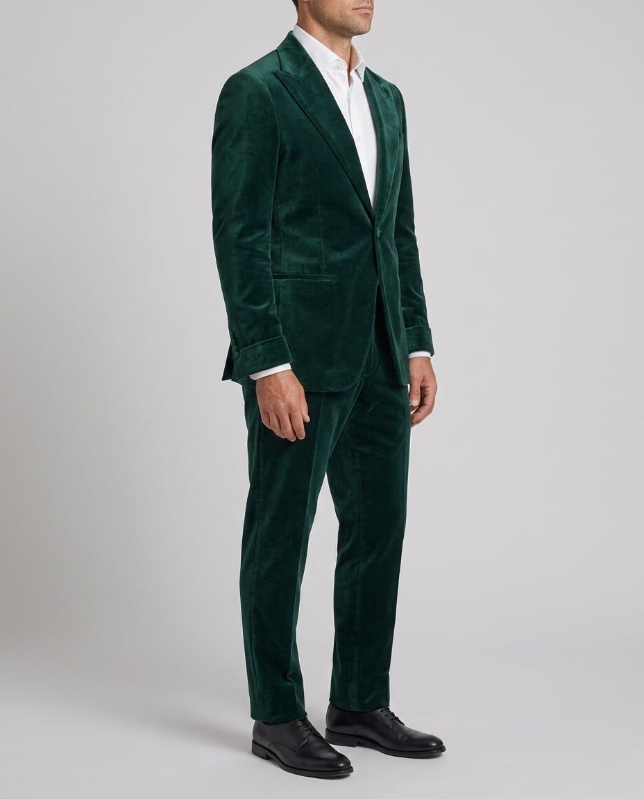 Rushmore Emerald Velvet Dinner Jacket — photo 3