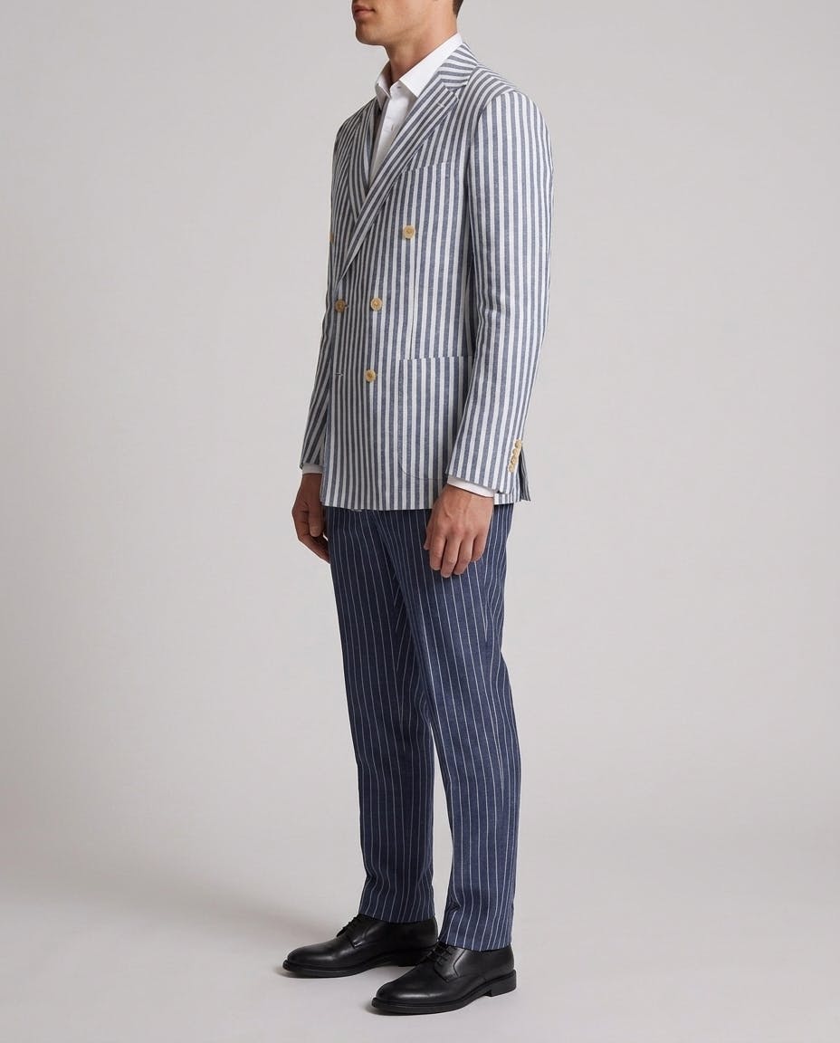 Seoul Striped Linen Jacket — photo 3