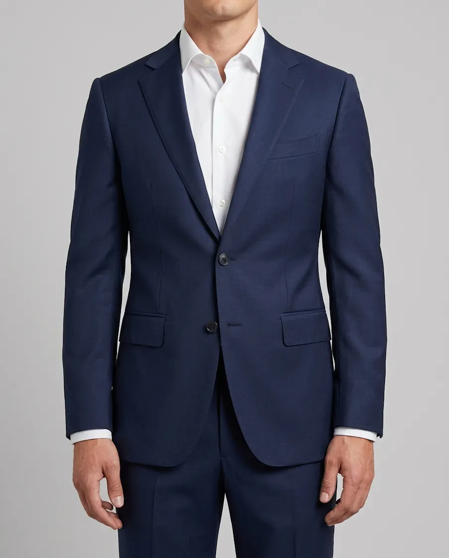 Sherry Navy Wool Suit