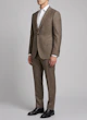 The Amalfi Reda Grey Brown Textured Wool Suit — photo 3