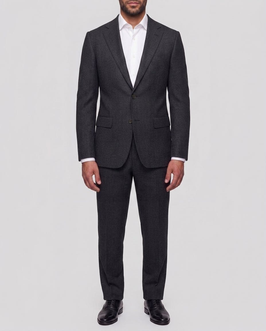 InStitchu Backer Charcoal Wool Jacket — photo 2