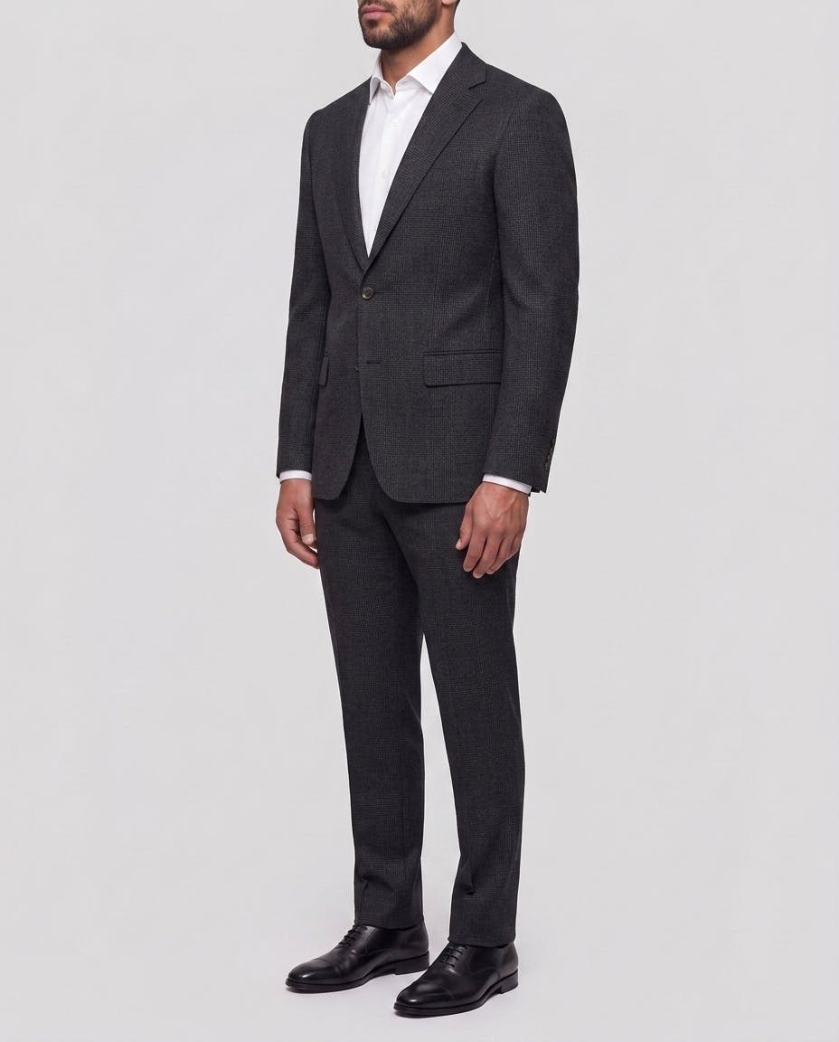 InStitchu Backer Charcoal Wool Jacket — photo 3