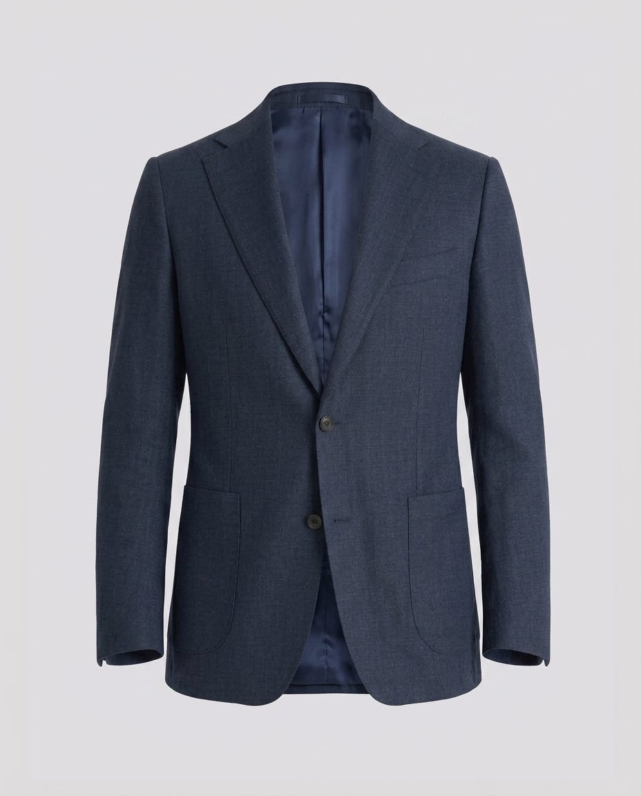 InStitchu Baker Navy Premium Linen Suit — photo 4