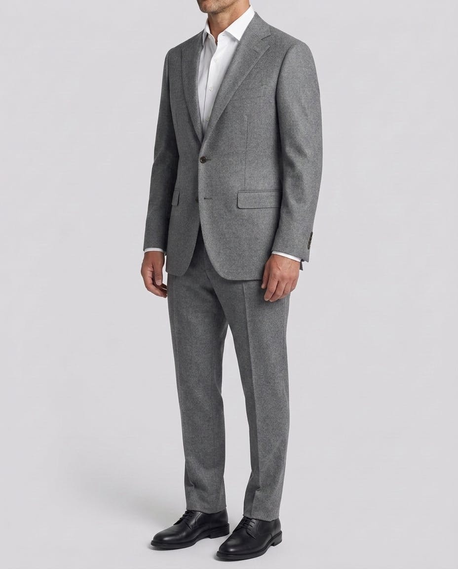 The Bergamo VBC Grey Flannel Wool Suit — photo 3