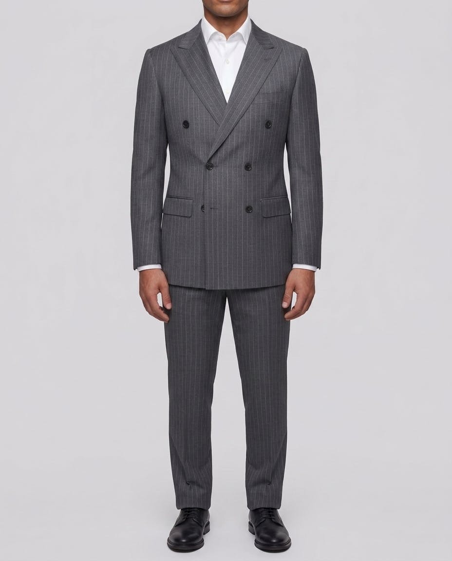 The Bolton Charcoal Chalkstripe Business Jacket — photo 2