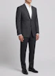 The Carnegie Deep Grey and Blue Check Wool Suit — photo 3
