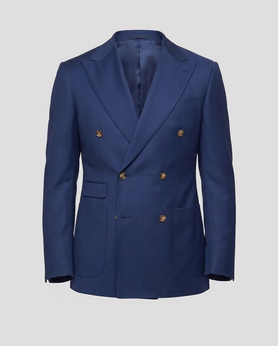 The De Rossi Navy Blue Wool Suit