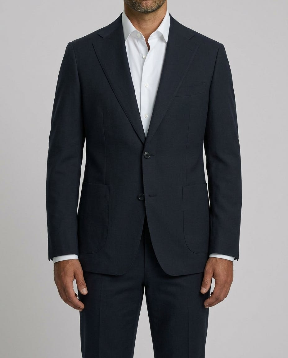 The Dijon Navy Cotton Jacket — photo 1