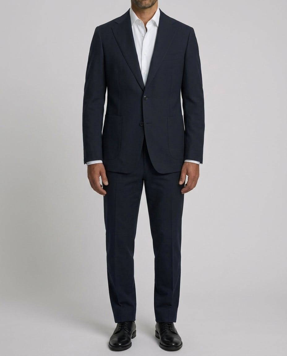 The Dijon Navy Cotton Jacket — photo 2
