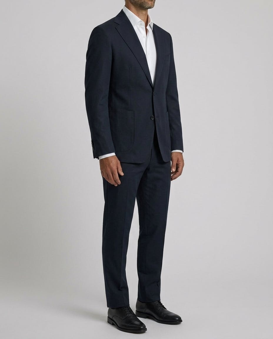 The Dijon Navy Cotton Jacket — photo 3